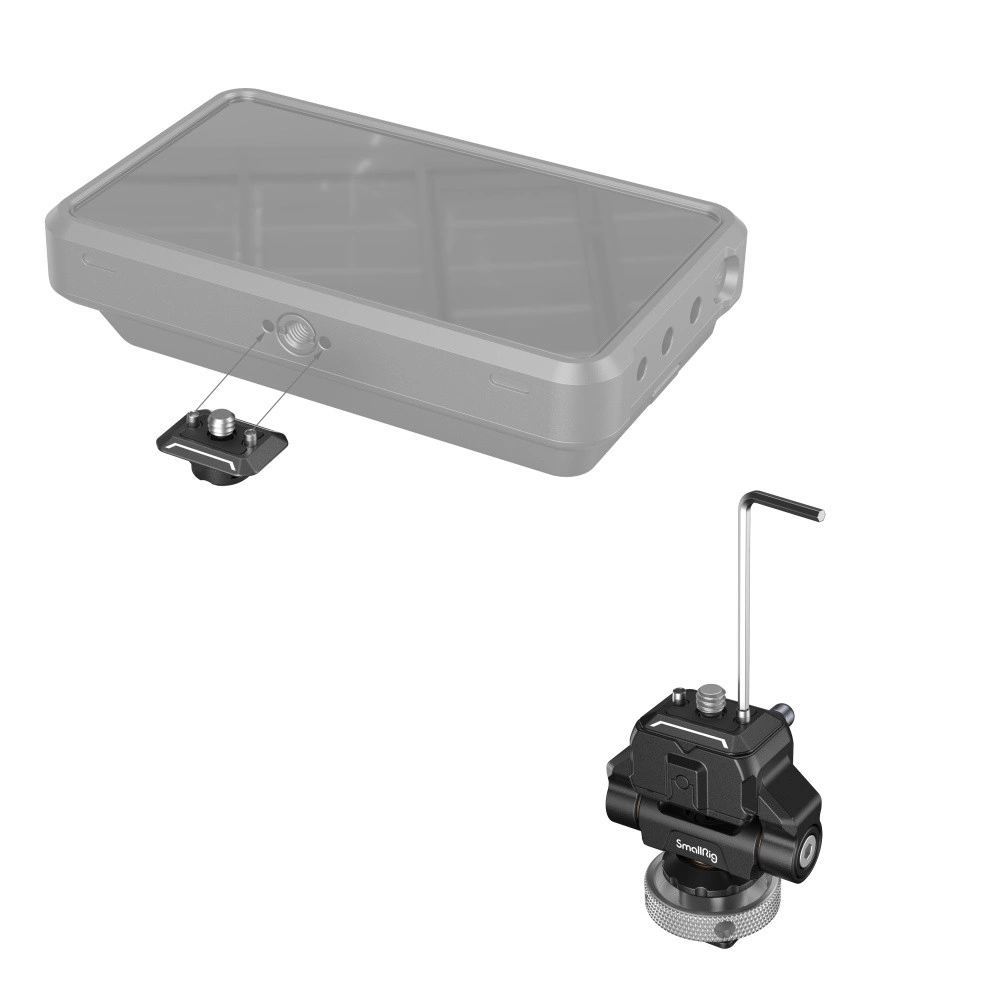 SmallRig Drop-in HawkLock Universal mini Quick-Release Clamping Mount Plate Kit 3513C