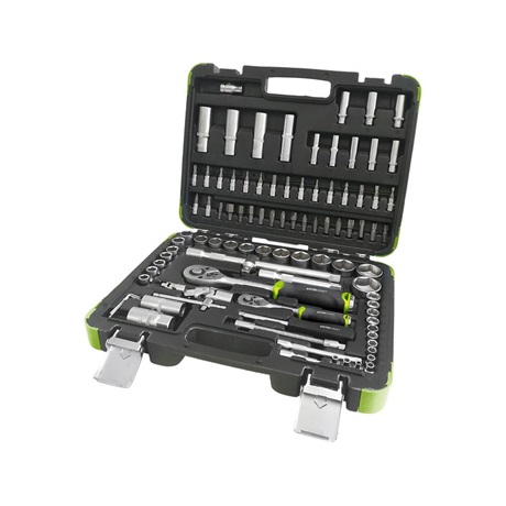 Extol Craft 918094 1/4" 1/2", 94db Racsnis dugókulcs készlet