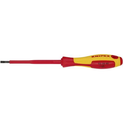 VDE egyenes csavarhúzó, penge szélesség: 4 mm, Knipex 98 20 40 VDE egyenes csavarhúzó, penge szélesség: 4 mm, Knipex 98 20 40