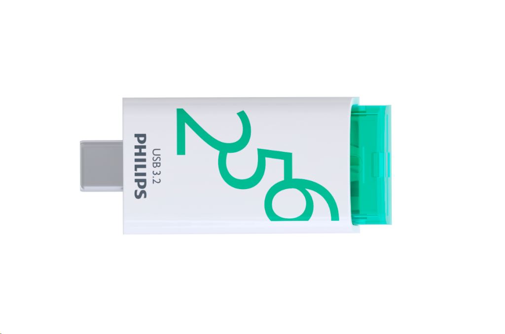  Philips  PH115101 USB-C 3.2 Gen 1 256GB fehér-zöld Pendrive 