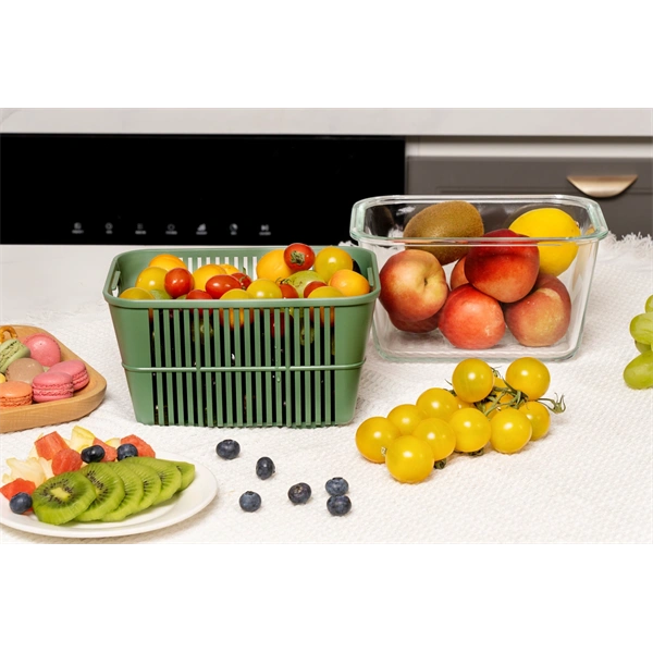 TOO-KT-615  1800 ml-es  szilikon fedéllel és PP csepegtetővel ÜVEG tároló