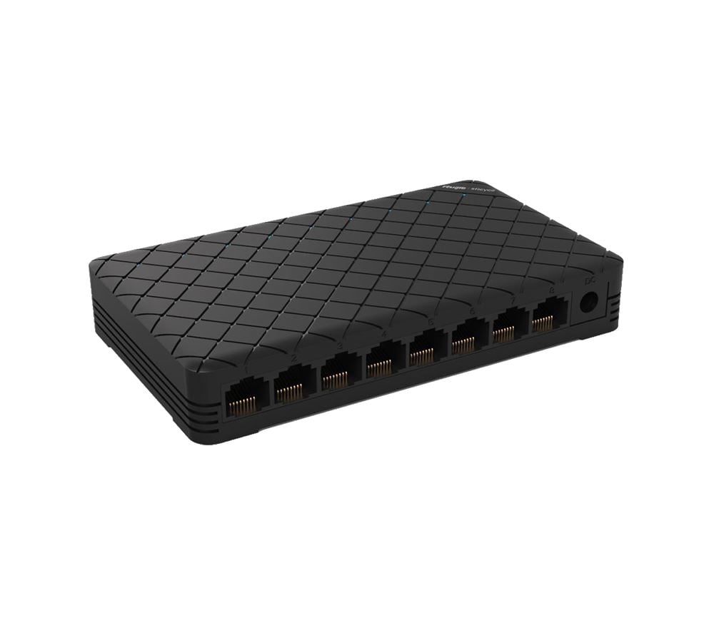 Reyee 8-Port Gigabit unmanaged Switch, 8 Gigabit RJ45 Ports , Plastic Case (Euro Reyee 8-Port Gigabit unmanaged Switch, 8 Gigabit RJ45 Ports , Plastic Case (Euro