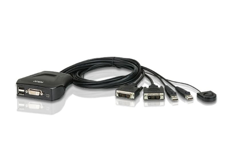 ATEN KVM Switch 2PC USB (CS22D) ATEN KVM Switch 2PC USB (CS22D)