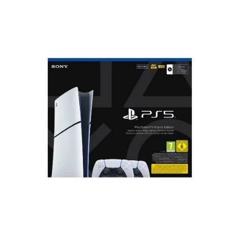 Sony PlayStation®5 digitális kiadás 825 GB E-CHASSIS 2db Két DualSense® vezeték nélküli konzol
