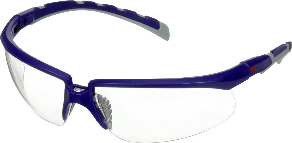 3M Solus S2001AF-BLU védőszemüveg, párásodásmentes, karcálló, kék-szürke