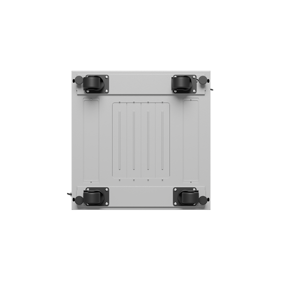 Lanberg 19" szabadon álló rack szekrény 15U/600X600 üvegajtó, lapraszerelt, LCD kijelző, szürke V2