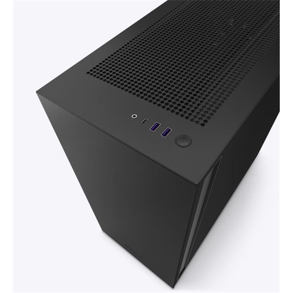 NZXT H7 táp nélküli ablakos ház matt fekete (CM-H71BB-01)