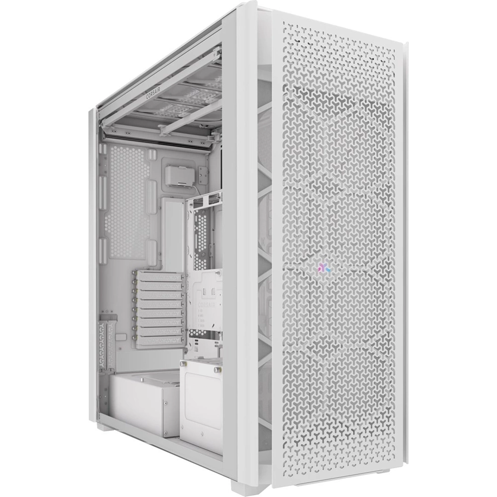 Corsair 9000D RGB Airflow teljes méretű torony számítógépház - fehér