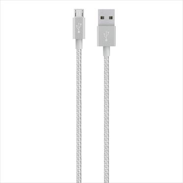 Belkin MIXIT Metallic Micro-USB - USB adat/töltőkábel 1.2m ezüst (F2CU021bt04-SLV) Belkin MIXIT Metallic Micro-USB - USB adat/töltőkábel 1.2m ezüst (F2CU021bt04-SLV)