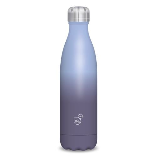 Ars Una duplafalú fémkulacs 500ml lila-kék (55811576)