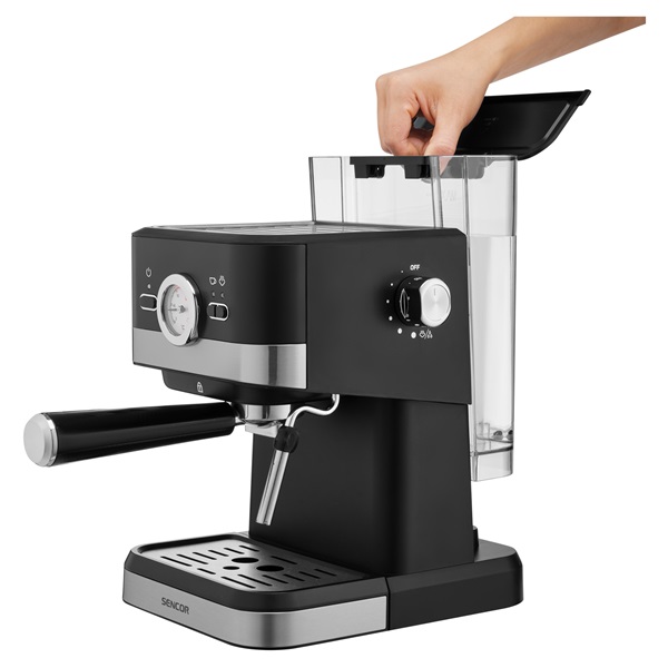Sencor SES 1721BK fekete espresszó kávéfőző Sencor SES 1721BK fekete espresszó kávéfőző
