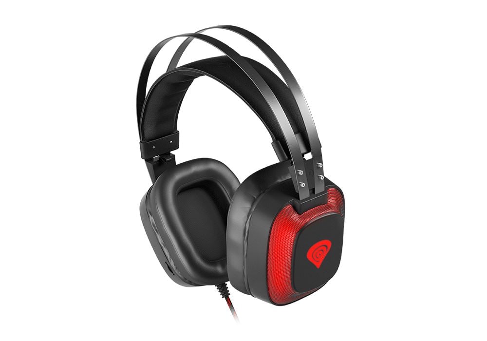 natec Genesis RADON 720 Virtual 7.1 gaming headset fekete-piros (NSG-0999)