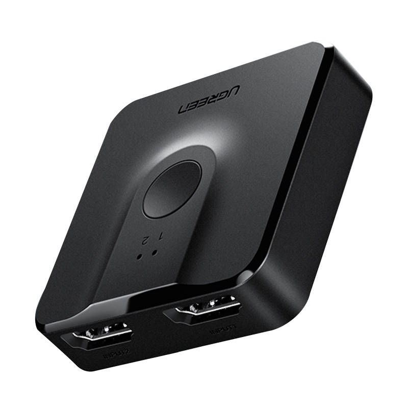 UGREEN 2 az 1-ben HDMI 2.0 kapcsoló 20cm (fekete) UGREEN 2 az 1-ben HDMI 2.0 kapcsoló 20cm (fekete)