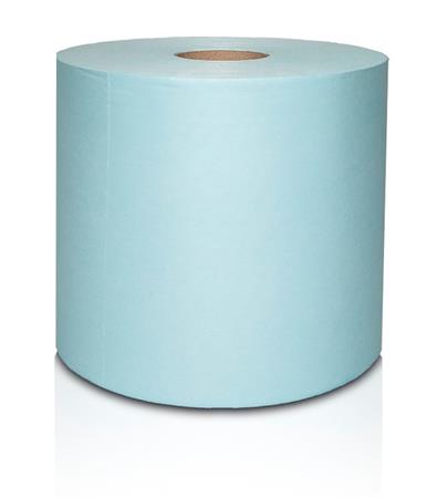 Törlőkendő szöszmentes tekercses  1 rétegű  200 lap Türkizkék