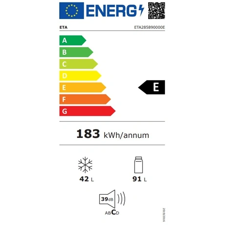 Eta 285890000E HŰTŐ ALULFAGYASZTÓS