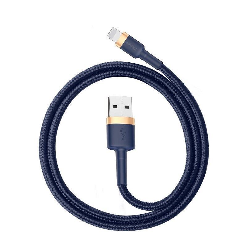 Baseus Cafule USB-Lightning töltőkábel 1 m arany-sötétkék (CALKLF-BV3) Baseus Cafule USB-Lightning töltőkábel 1 m arany-sötétkék (CALKLF-BV3)