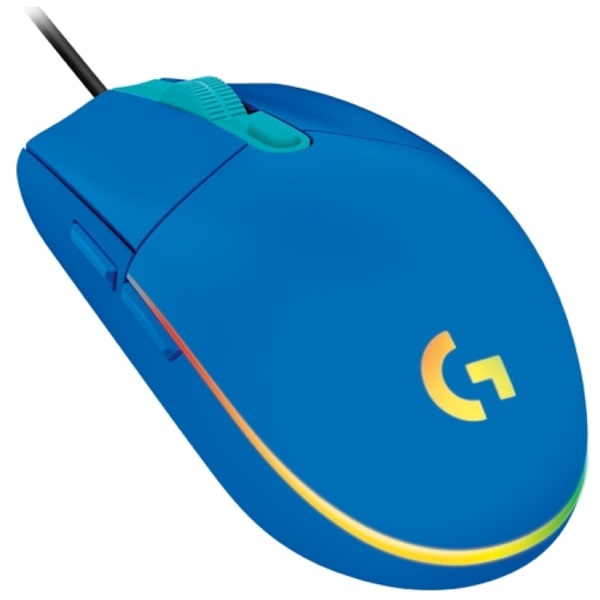 Logitech G203 LIGHTSYNC gaming egér kék (910-005798)