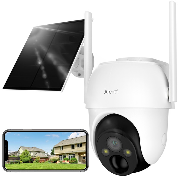 Arenti GO2T + SP2 3MP 4mm kültéri IR10m 5200mAh IP wifi PT dómkamera Arenti GO2T + SP2 3MP 4mm kültéri IR10m 5200mAh IP wifi PT dómkamera