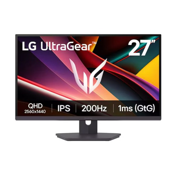 LG  27" 27G610A-B Monitor - 2560x1440, WQHD, LED, IPS, 200Hz, 1ms, FreeSync, G-Sync, Pivot, Gamer, Fekete