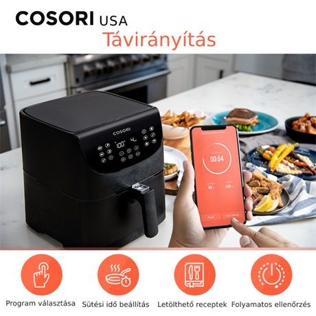 Cosori CS158-AF-RXB FORRÓLEVEGŐS SÜTŐ