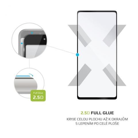 FIXED Full-Cover Samsung Galaxy S20 FE/FE 5G edzett üveg kijelzővédő fekete kerettel (FIXGFA-602-BK)