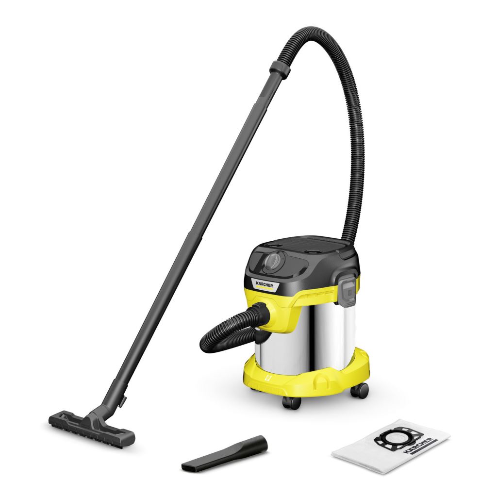 Karcher KWD 2 S V-15/4/18 száraz-nedves porszívó acél tartállyal (1.628-425.0)