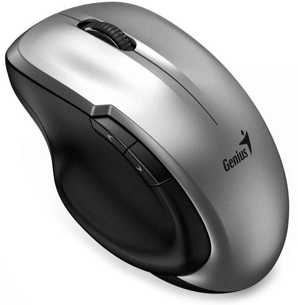 Genius Ergo 8200S vezeték nélküli egér fekete-ezüst Genius Ergo 8200S vezeték nélküli egér fekete-ezüst