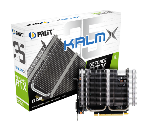 Palit GeForce RTX 3050 KalmX 6GB GDDR6 videokártya