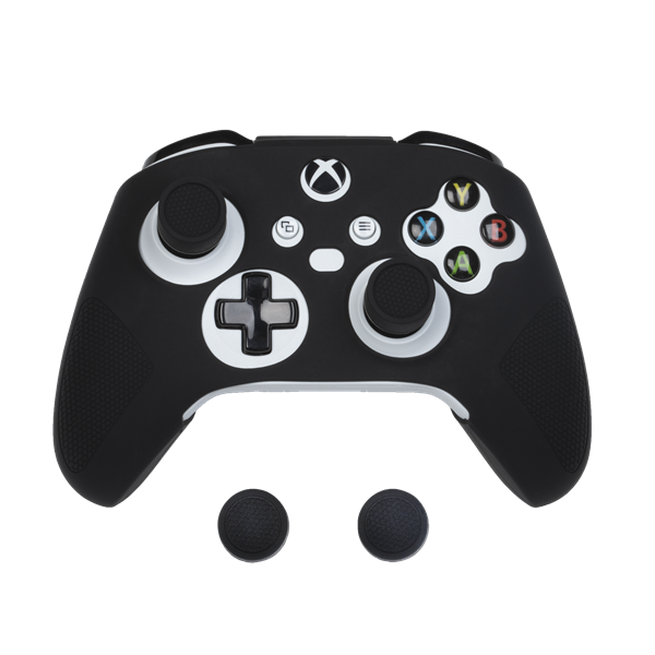 KONIX MYTHICS Xbox Series S/X Fejhallgató + Töltő kábel + Szilikon Tok + Thumb Grips + Aksi Gamer csomag  Fekete