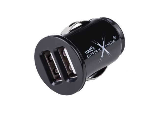 Natec Extreme Media autós 2xUSB töltő (NUC-0564) Natec Extreme Media autós 2xUSB töltő (NUC-0564)
