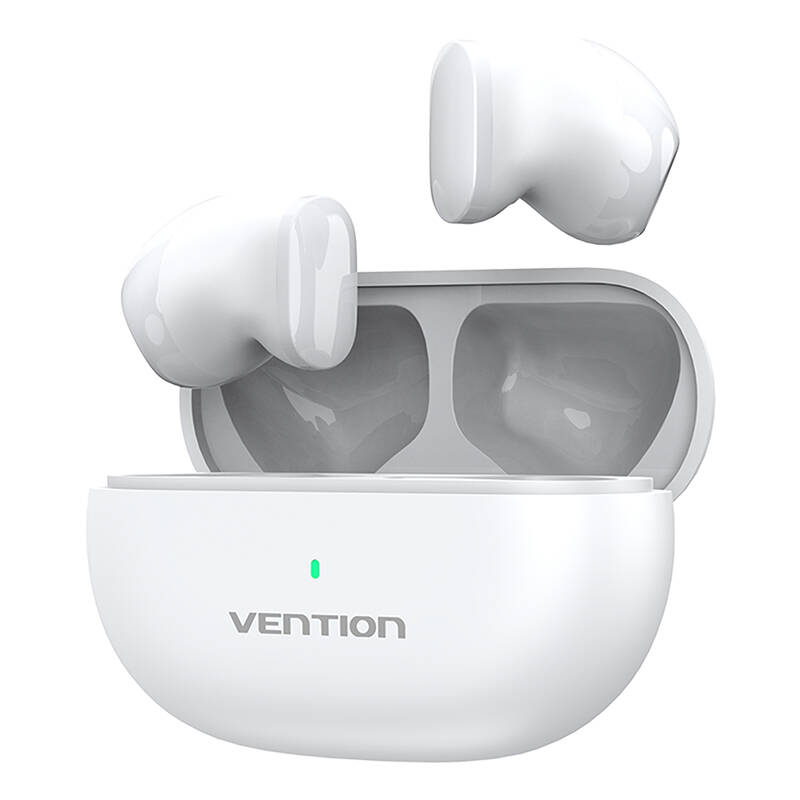 Vention NBLW0 Earbuds T12 TWS Wireless Fülhallgató Fehér