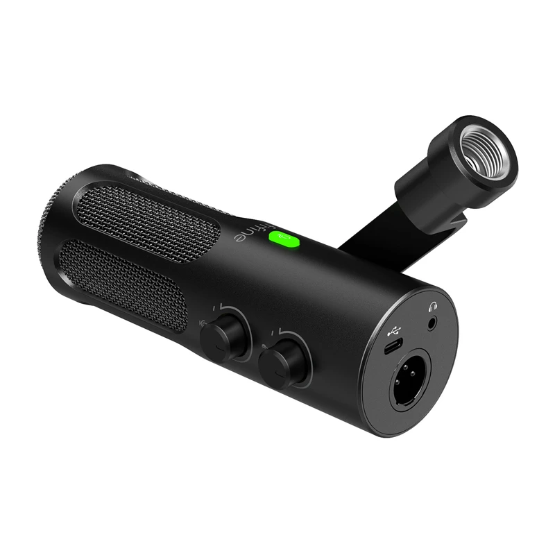 Fifine Tank 3 dinamikus mikrofon Fekete