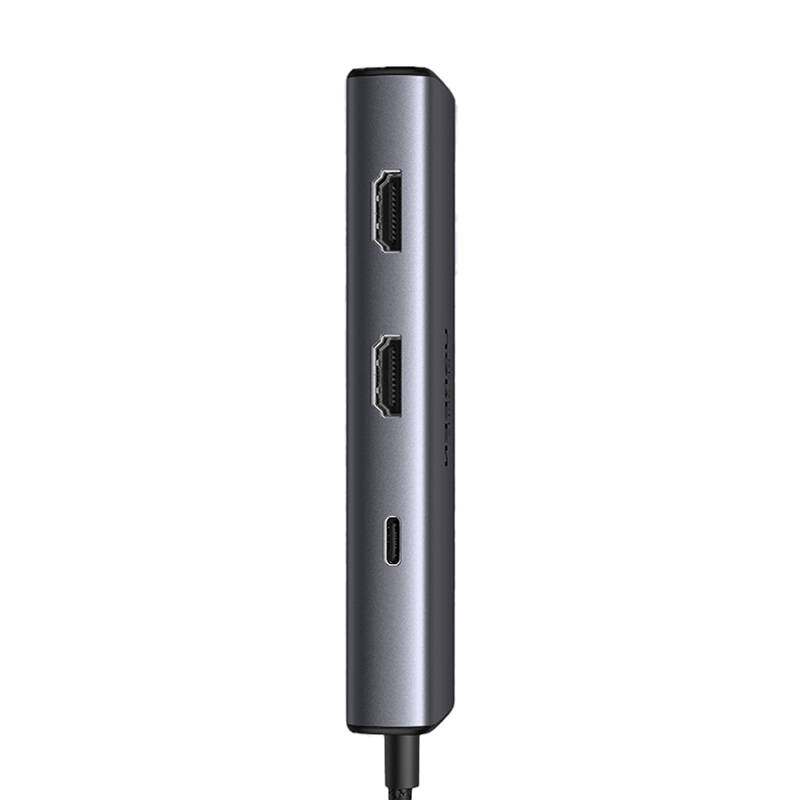 6in1 Adapter UGREEN CM498 USB-C to 2x USB-A 3.0, USB-C 3.0, 2xHDMI, PD 6in1 Adapter UGREEN CM498 USB-C to 2x USB-A 3.0, USB-C 3.0, 2xHDMI, PD
