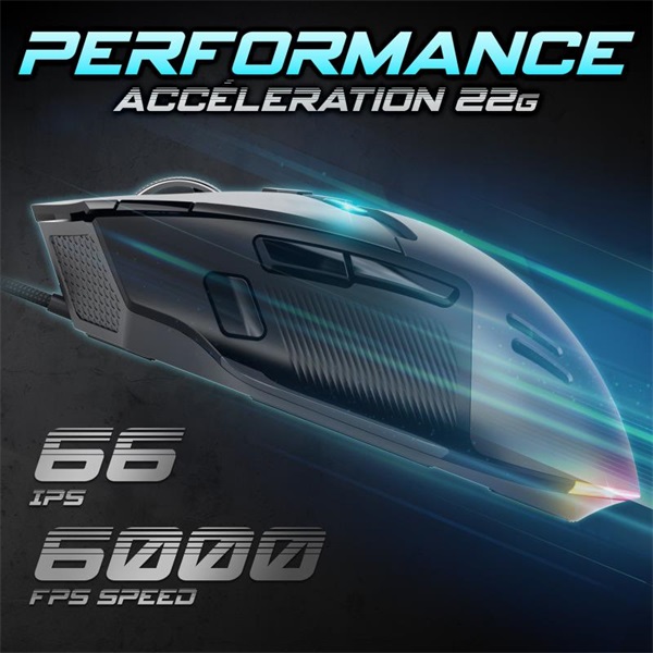 Spirit of Gamer ELITE-M60 Optikai  20000 DPI  1000Hz  9 programozható gomb  RGB  vezetékes Egér Fekete