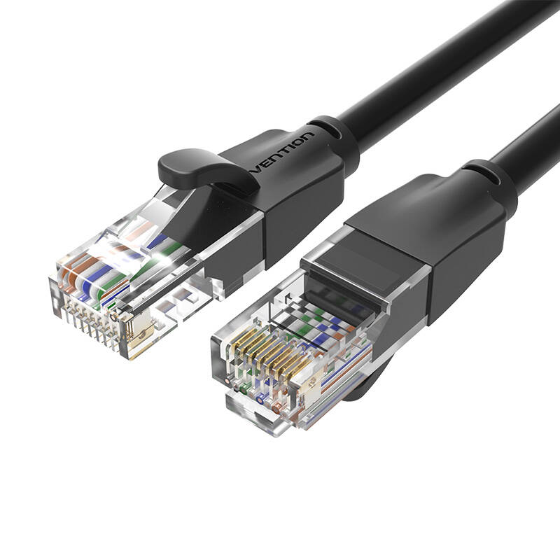 UTP Category 6 Network Cable Vention IBEBK 8m Black