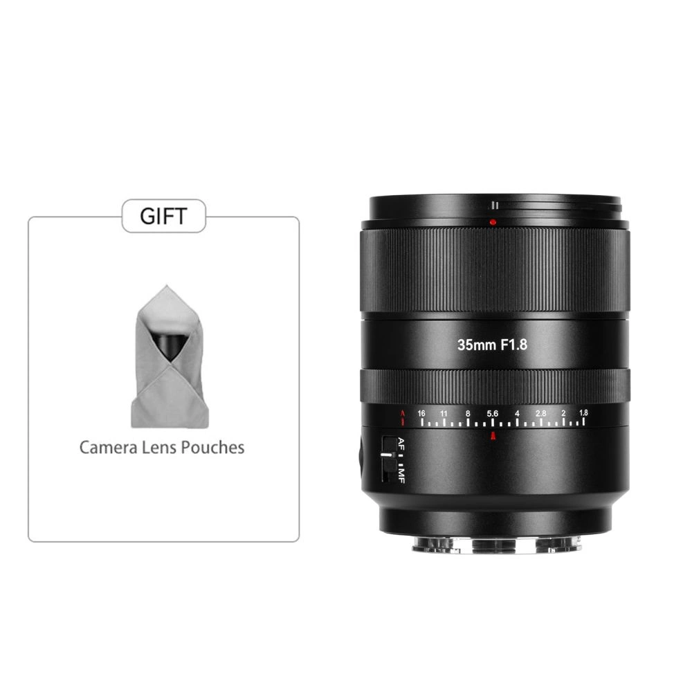 7Artisans 35mm f/1.8 AF autofókuszos objektív (Sony-E) Full Frame (AF35F18B-E)