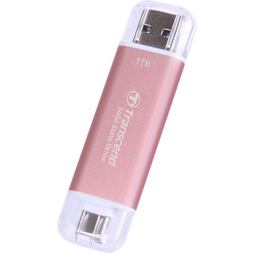 Transcend ESD310C 1TB USB3.0/USB Type-C SSD Pink