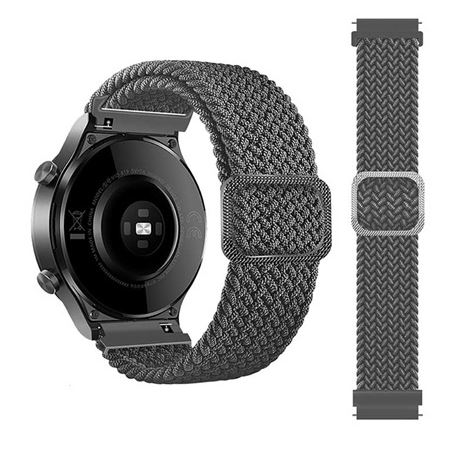 Mybandz állítható elasztikus szövet óraszíj 20mm szürke (20SKU4101)