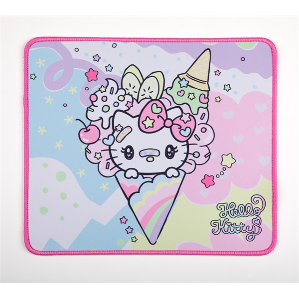KONIX - HELLO KITTY "Ice Cream" M Egérpad 320x270mm Mintás