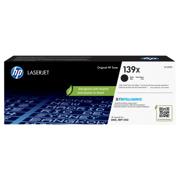 HP 139X Fekete eredeti toner HP 139X Fekete eredeti toner