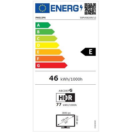 Philips 50PUS8209/12 UHD AMBILIGHT QLED SMART LED Televízió