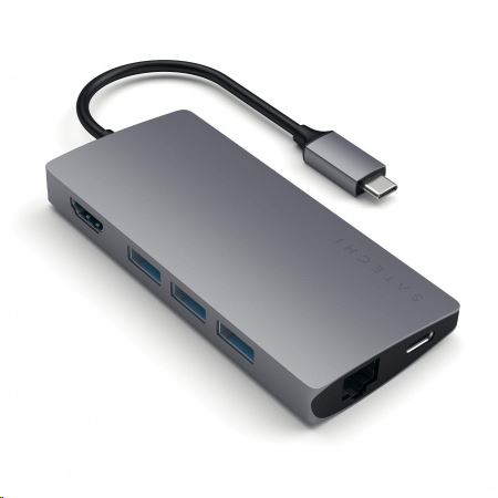 Satechi Aluminium TYPE-C Multi-Port Adapter asztroszürke (ST-TCMA2M) Satechi Aluminium TYPE-C Multi-Port Adapter asztroszürke (ST-TCMA2M)
