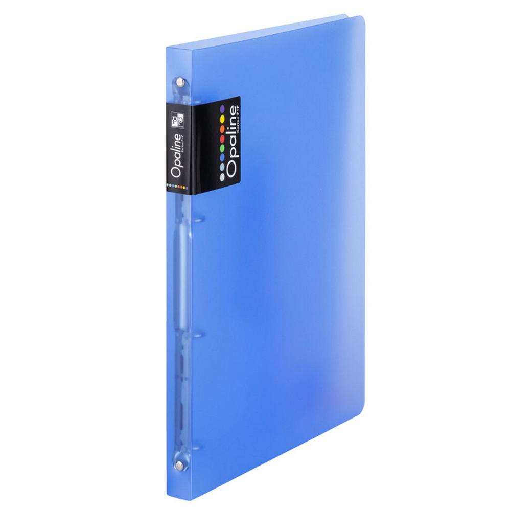 Karton Gyűrűskönyv A4, 4 gyűrűs 2cm gerinc PP,  P+P Opaline kék (2-157)