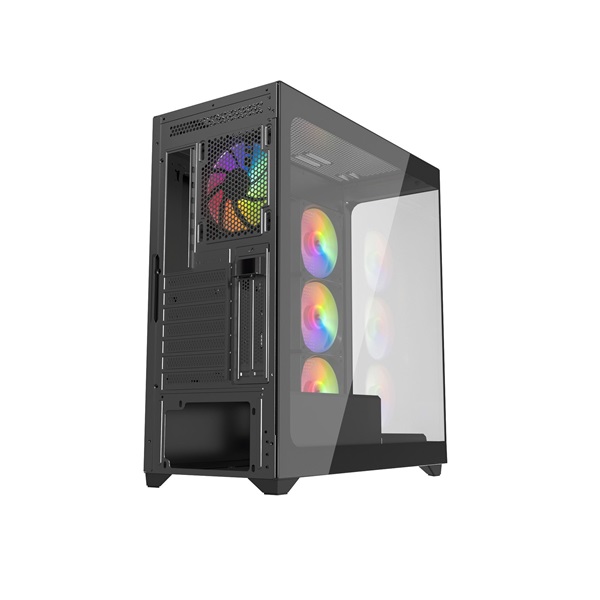 RAIDMAX i800 (táp nélküli) ablakos ATX ház Fekete