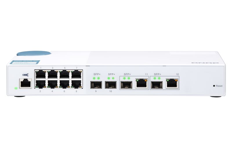 QNAP QSW-M408-2C 10 portos Gigabit switch