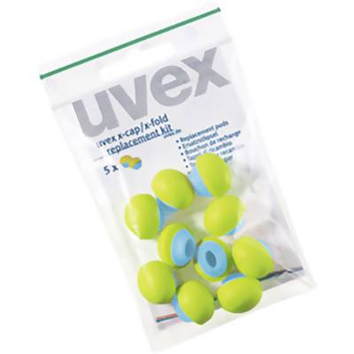Uvex X-CAP X-FOLD 2125351 Tartalék dugók a fejpántos hallásvédőhöz 5 pár Uvex X-CAP X-FOLD 2125351 Tartalék dugók a fejpántos hallásvédőhöz 5 pár