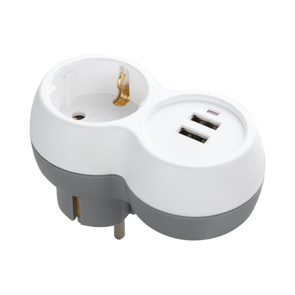 Anco földelt elosztó 2 a usb csatlakozóval