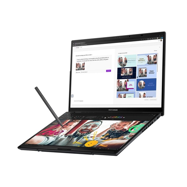 ASUS CONS NB Zenbook Duo UX8406CA-PZ144W 14" WQXGA OLED Touch, Intel Arl H Core U. 7, 16GB, 1TB M.2, INT, WIN11H, Szürke ASUS CONS NB Zenbook Duo UX8406CA-PZ144W 14" WQXGA OLED Touch, Intel Arl H Core U. 7, 16GB, 1TB M.2, INT, WIN11H, Szürke