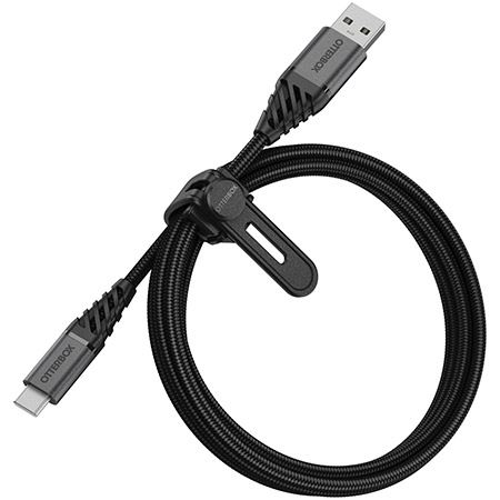 OtterBox Premium USB-C - USB-A kábel 1m fekete (78-52664)