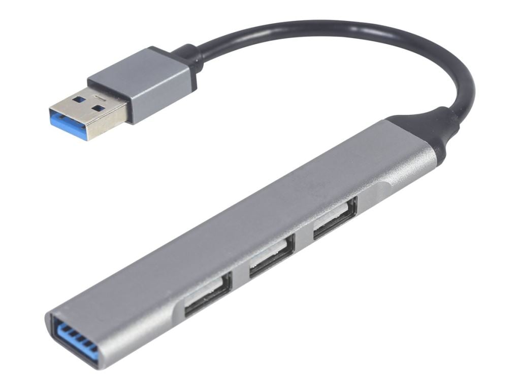 Gembird USB-A HUB 4 portos ezüst (UHB-U3P1U2P3-02)